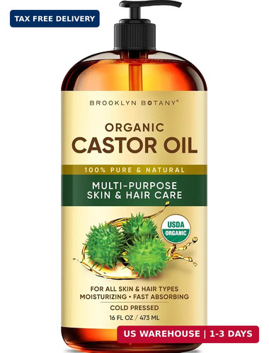Premium organic castor oil - castor,