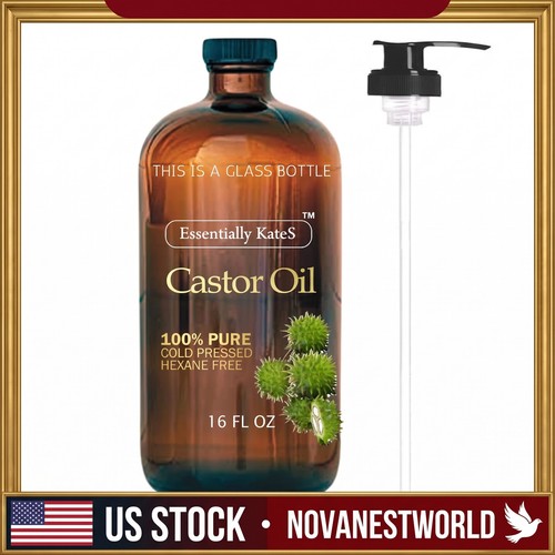 Castor oil oz glass - oz,