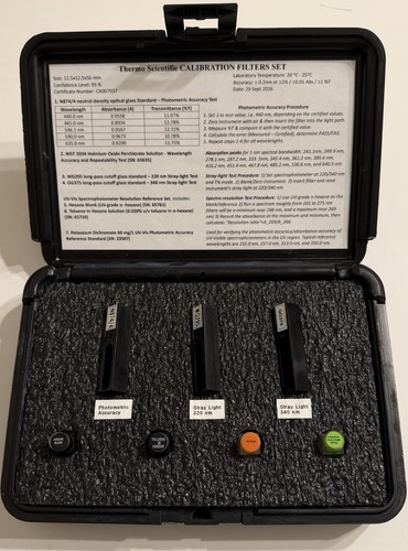 Thermo calibration filter kit - calibration,